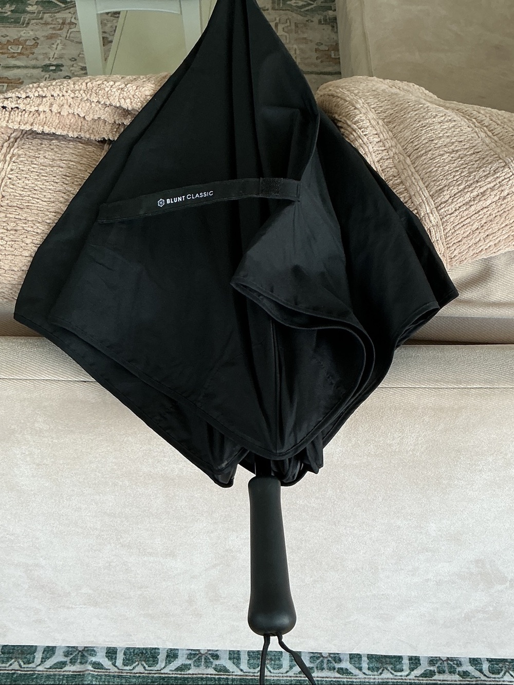 Classic Black Compact Umbrella